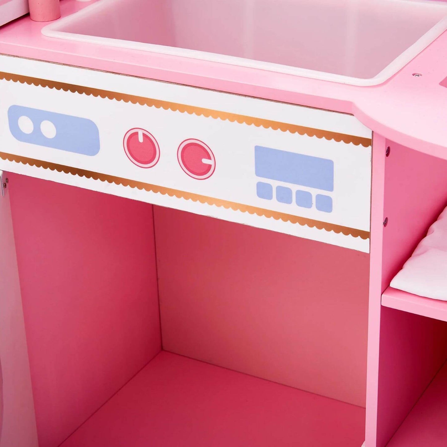 Detail of Olivia's Little World Baby Doll Changing Station Dollhouse Pink