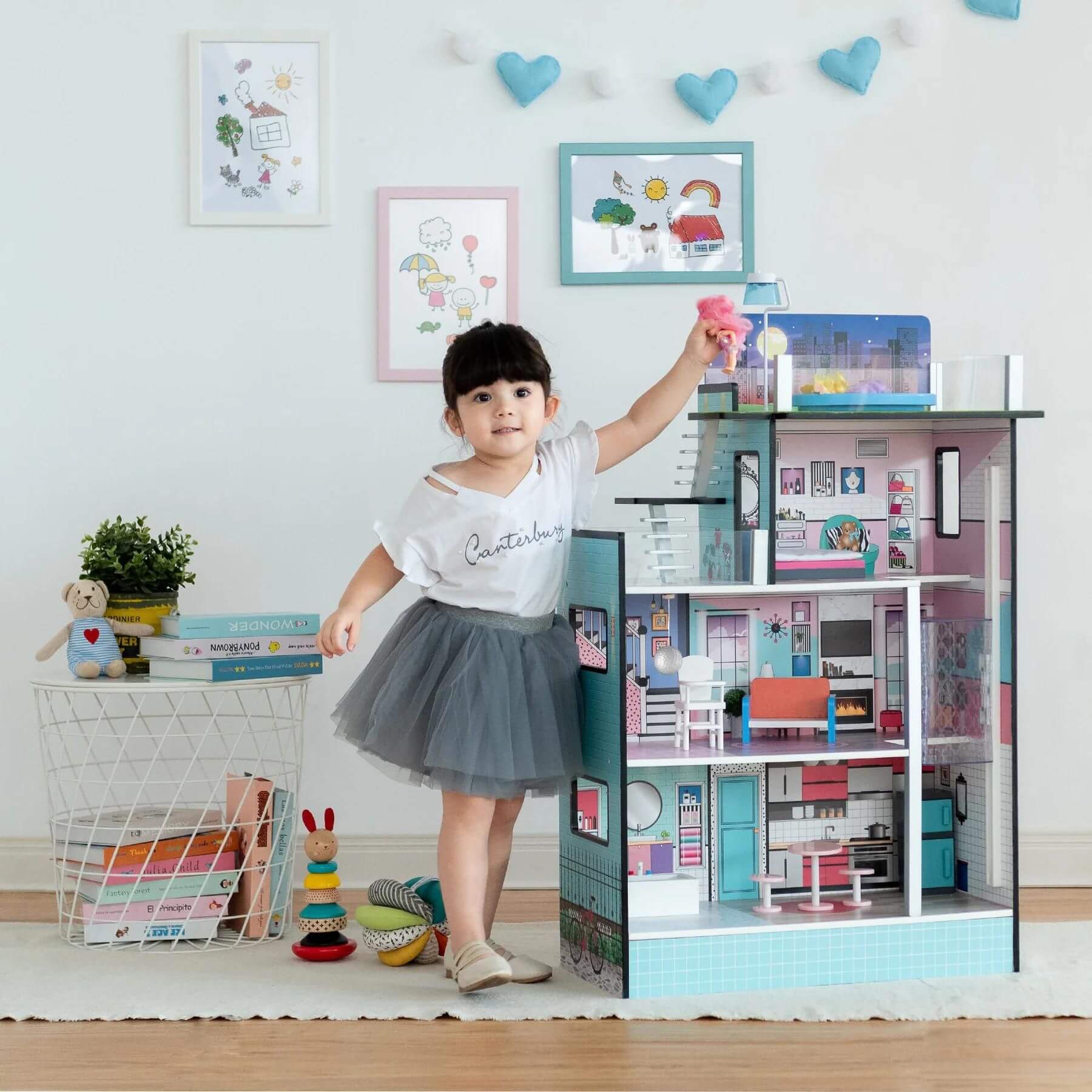 Girl Playing Olivia's Little World Dreamland Barcelona Dollhouse