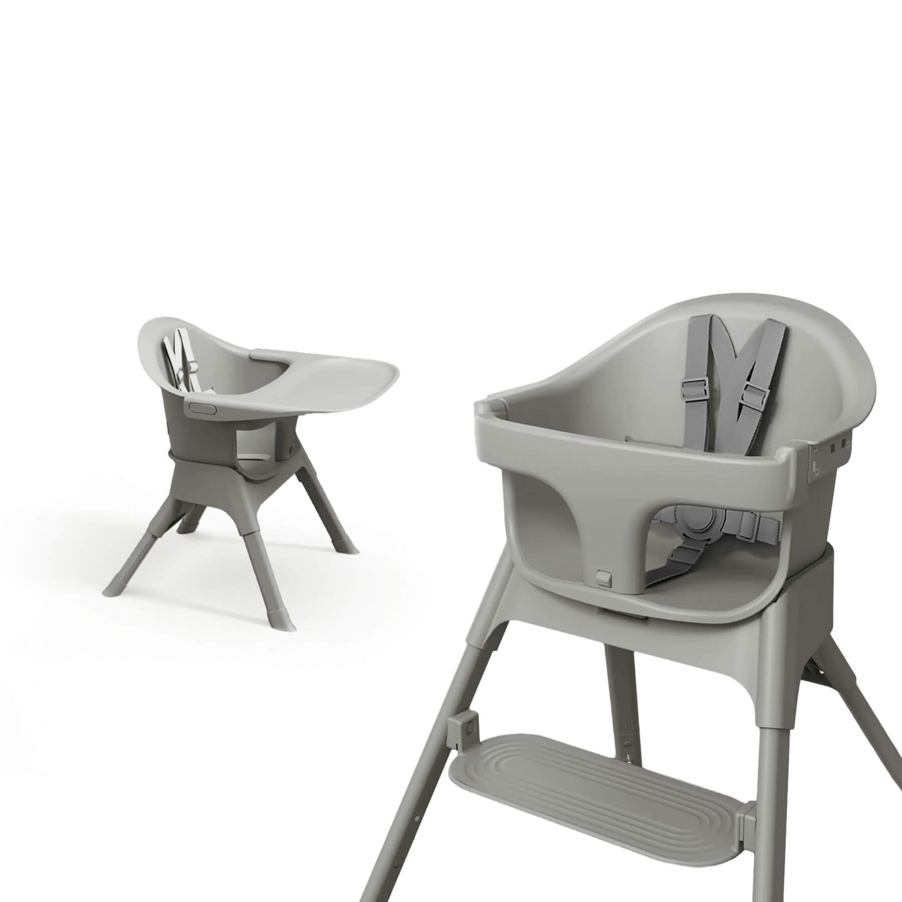 Mompush Olli High Chair - Gray