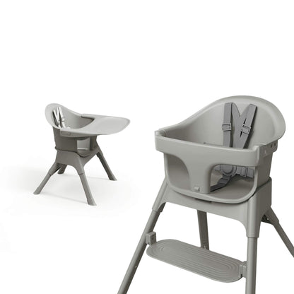 Mompush Olli High Chair - Gray