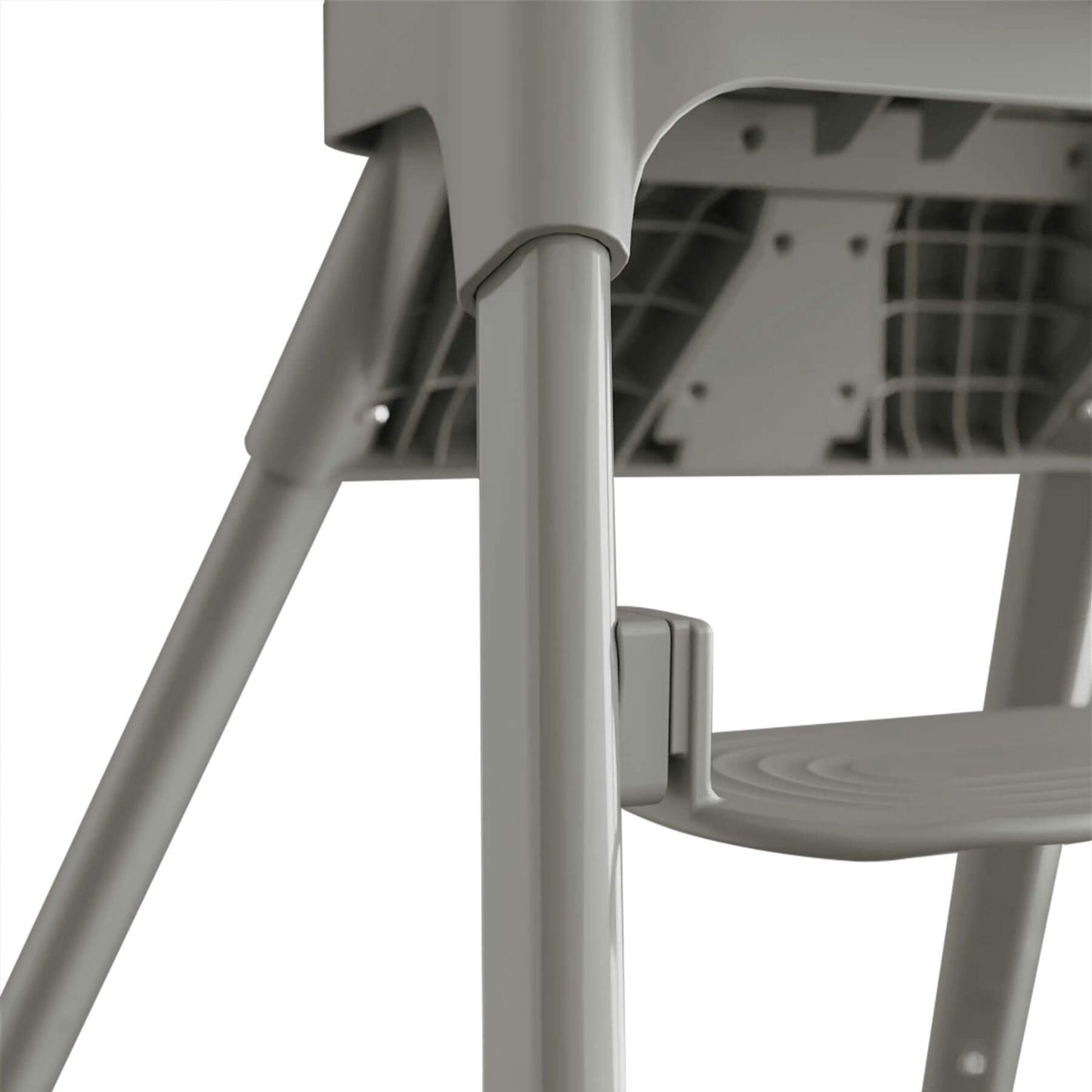Close-up of Mompush Olli High Chair - Gray
