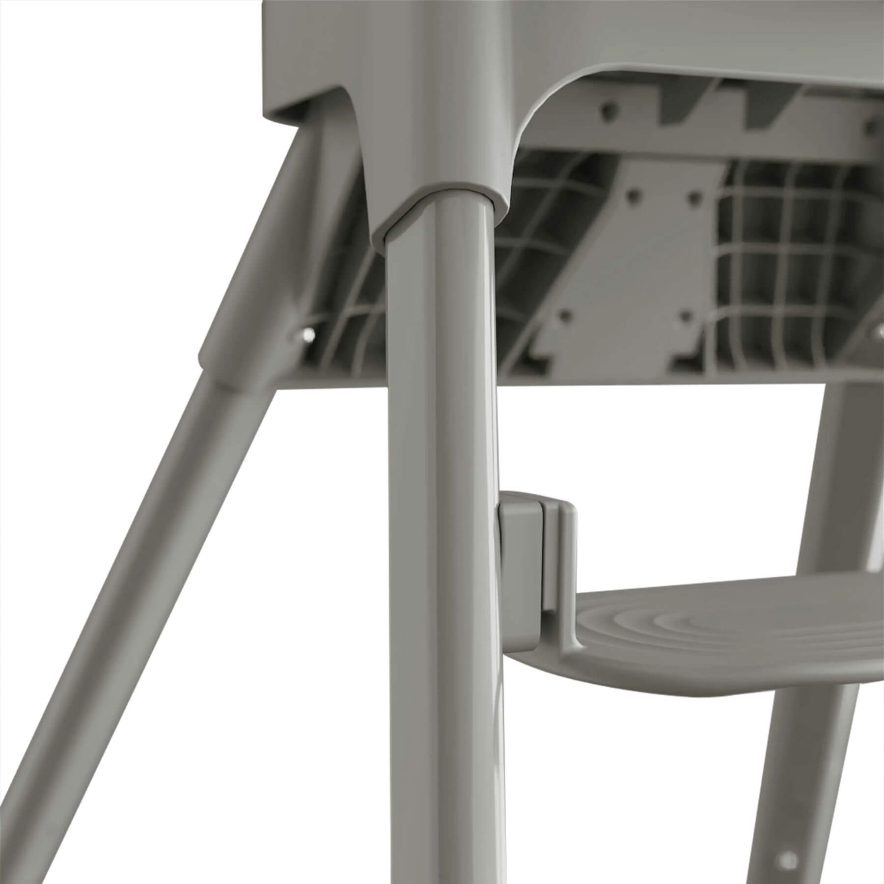 Close-up of Mompush Olli High Chair - Gray