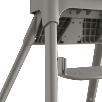 Close-up of Mompush Olli High Chair - Gray