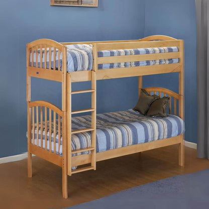 Orbelle Bunk Bed Twin over Twin Model 450 Natural - Lifestyle