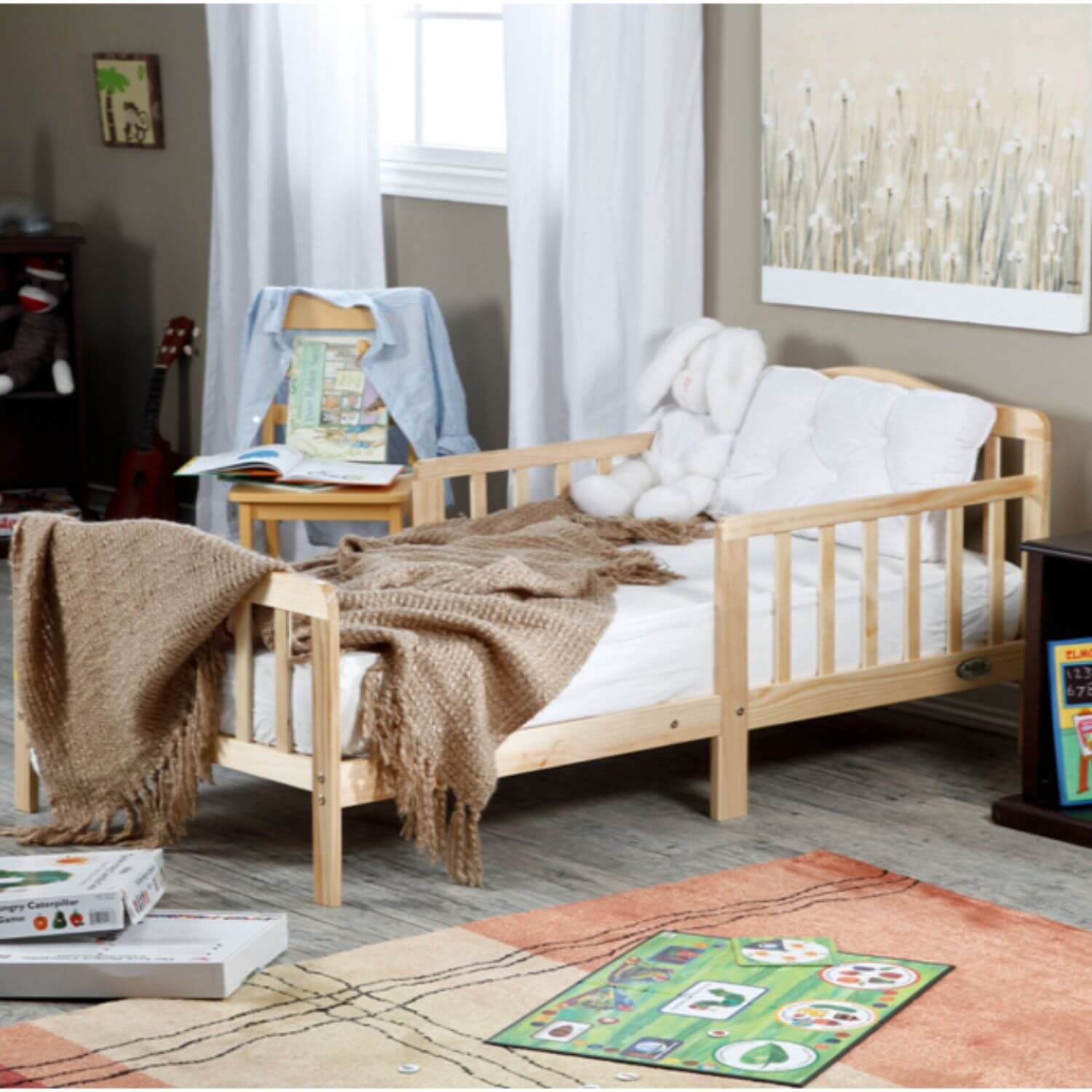Orbelle Contemporary Toddler bed Natural - Lifestyle