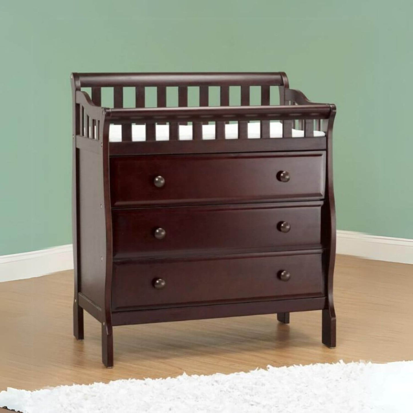 Orbelle Oneman Changing Table Espresso - Lifestyle