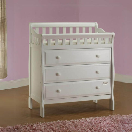 Orbelle Oneman Changing Table White - Lifestyle