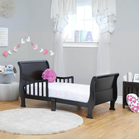 Orbelle Sleigh Toddler Bed Espresso - Lifestyle