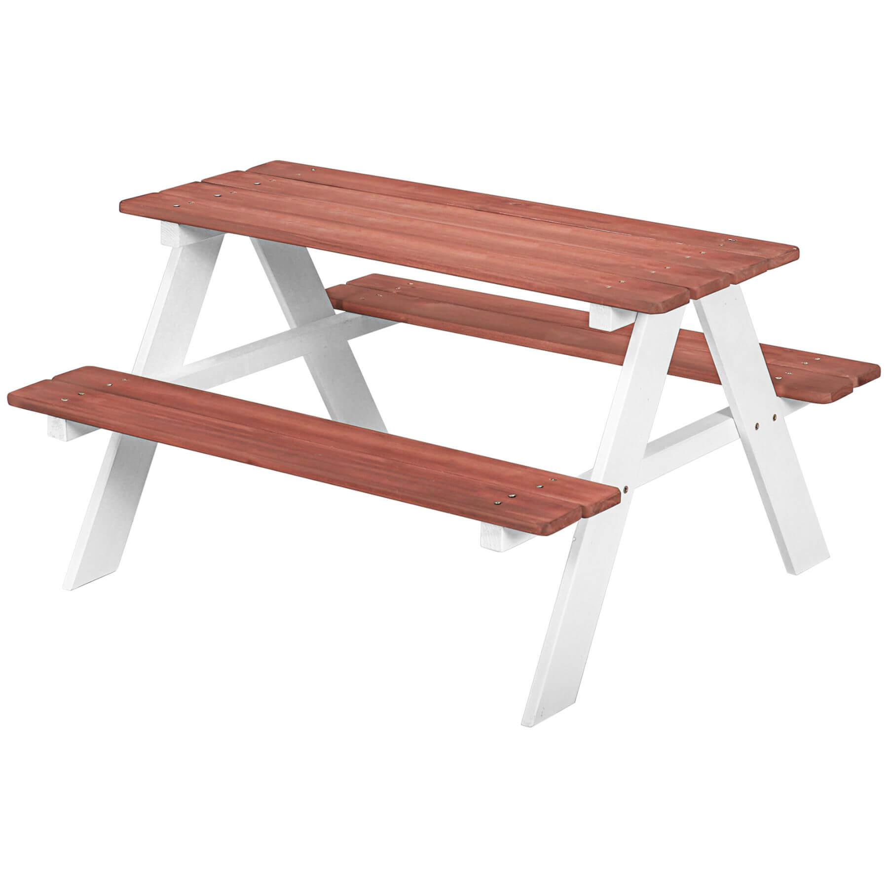 Outsunny Kids Picnic Table Set - Brown