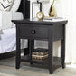 Overland Nightstand Forever Black