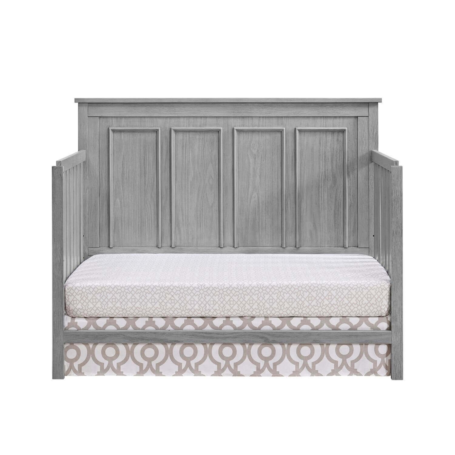 Oxford Baby Bennett 4-in-1 Convertible Crib | Rustic Gray