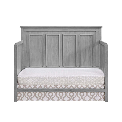 Oxford Baby Bennett 4-in-1 Convertible Crib | Rustic Gray