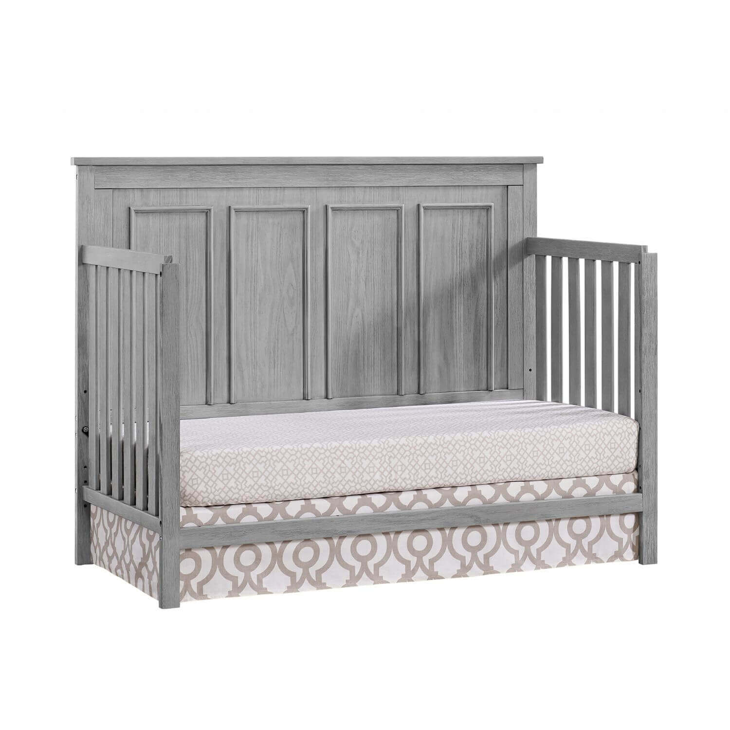 Oxford Baby Bennett 4-in-1 Convertible Crib | Rustic Gray
