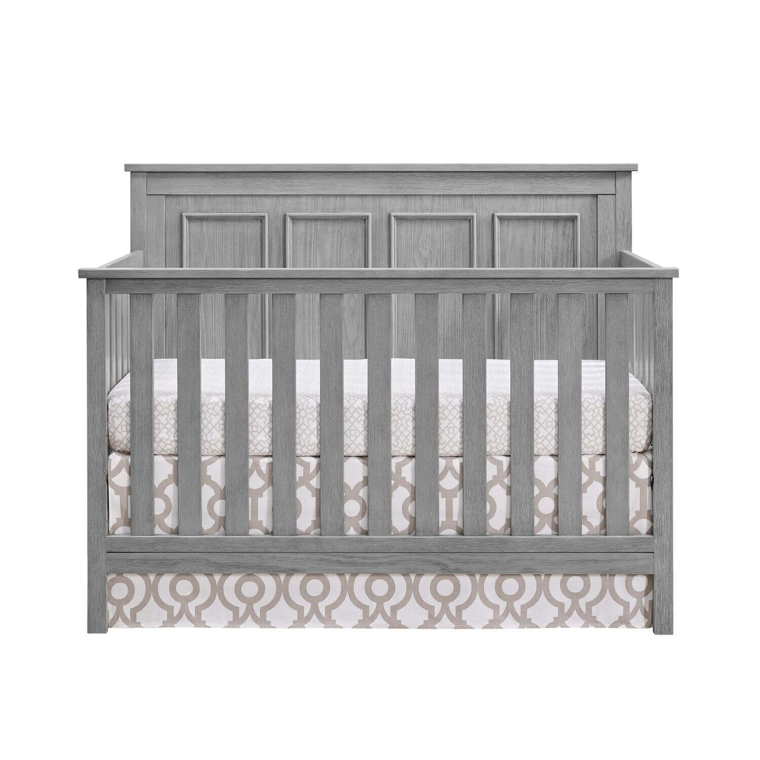 Oxford Baby Bennett 4-in-1 Convertible Crib | Rustic Gray