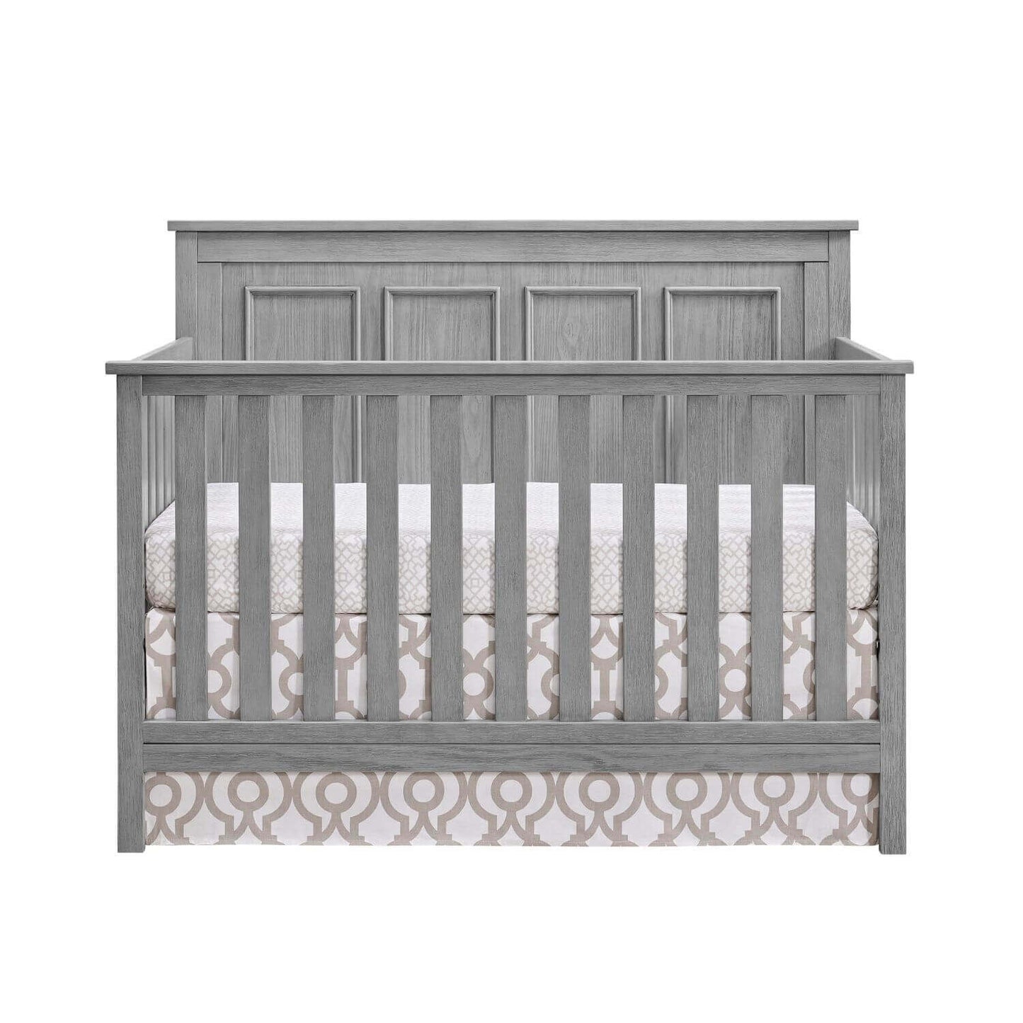 Oxford Baby Bennett 4-in-1 Convertible Crib | Rustic Gray