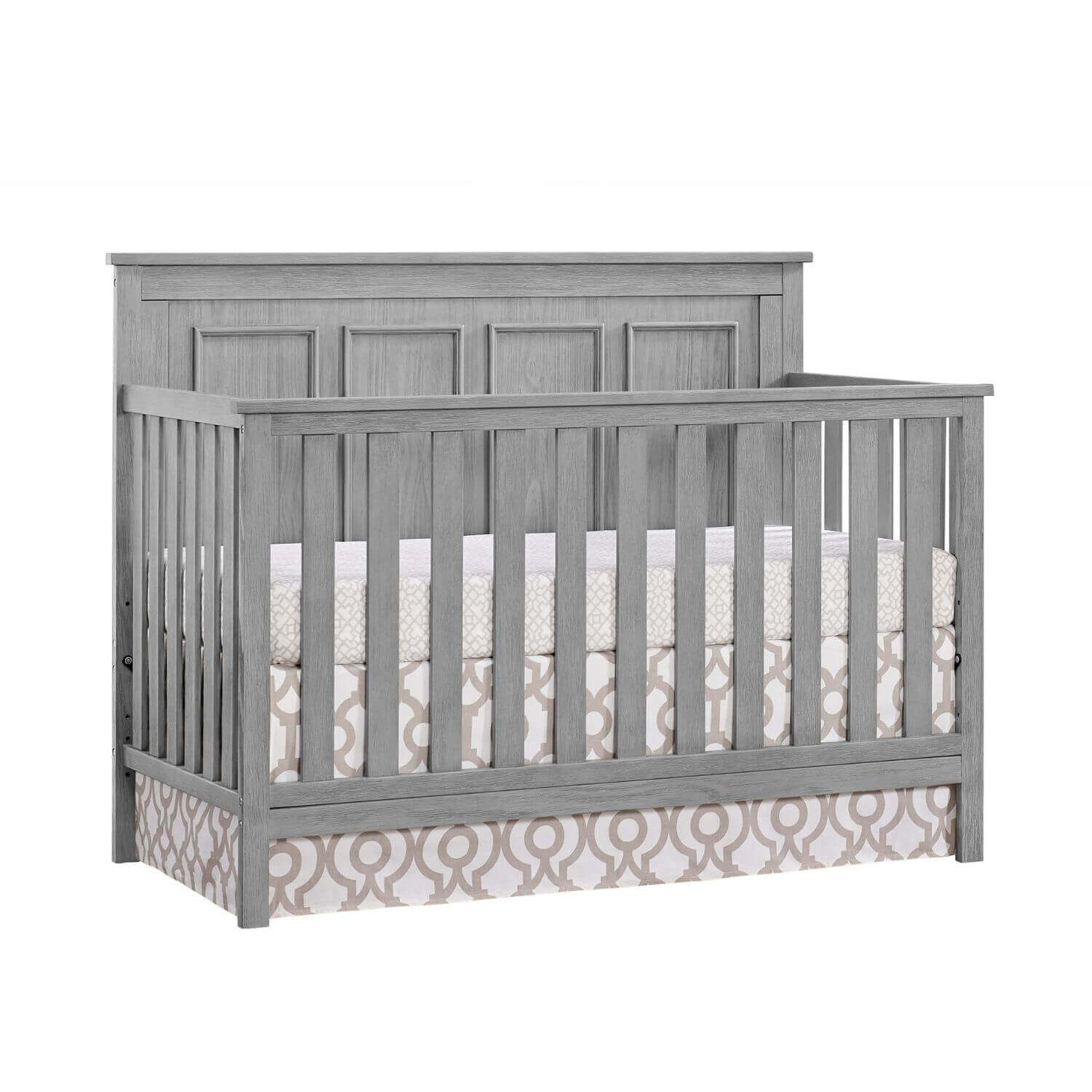 Oxford Baby Bennett 4-in-1 Convertible Crib | Rustic Gray
