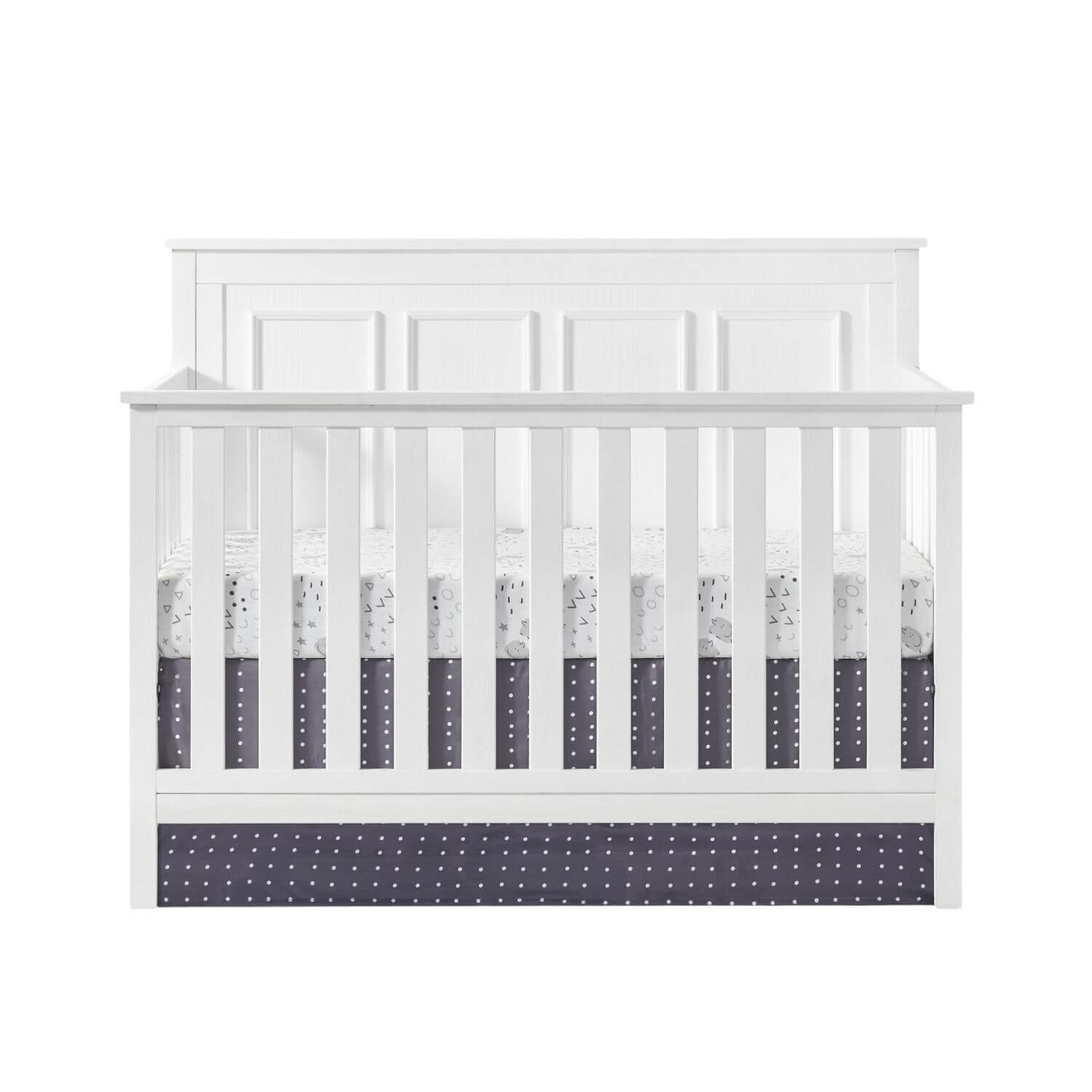 Oxford Baby Bennett 4-in-1 Convertible Crib | Rustic White