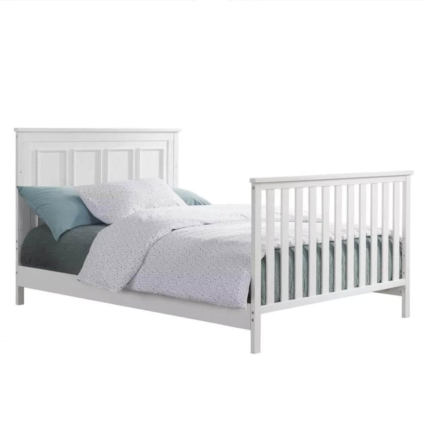 Oxford Baby Bennett Full Bed Conversion Kit | Rustic White
