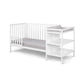 Palmer 3-in-1 Convertible Crib and Changer Combo White