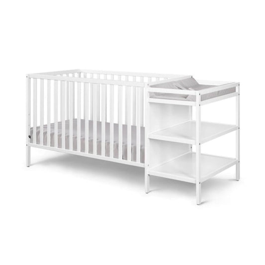 Palmer 3-in-1 Convertible Crib and Changer Combo White