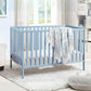 Palmer 3-in-1 Convertible Island Crib Baby Blue