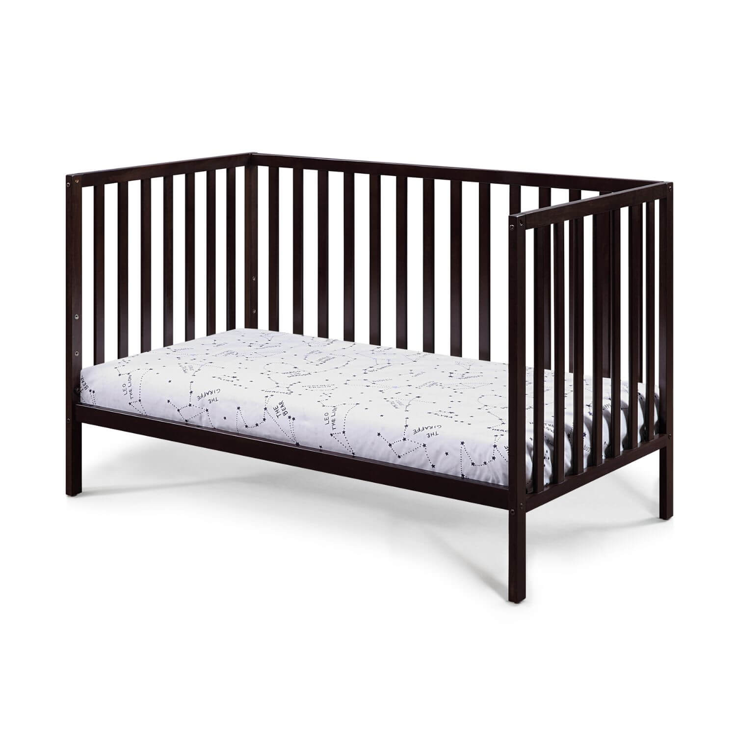 Palmer 3-in-1 Convertible Island Crib Espresso