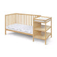 Palmer 3-in-1 Convertible Crib and Changer Combo Natural