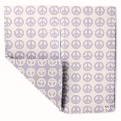 Toki Kids Peace Sign Organic Cotton Mat