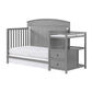 Oxford Baby Pearson Crib and Changer Combo | Dove Gray
