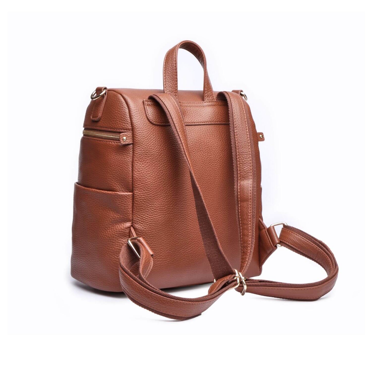 Luli Bebé Petit Monaco Diaper Bag | Caramel Brown