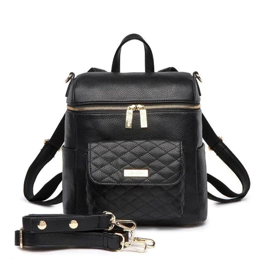 Luli Bebé Petit Monaco Diaper Bag | Ebony Black