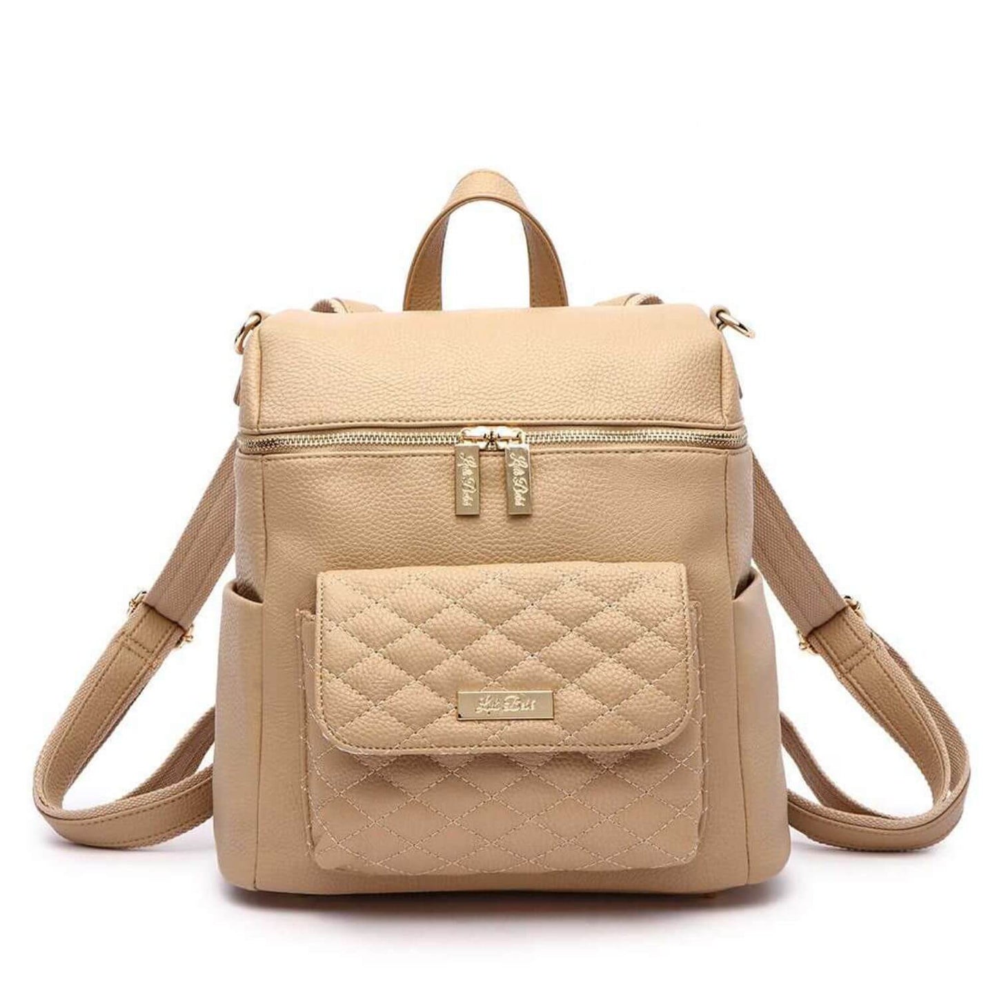 Luli Bebé Petit Monaco Diaper Bag | Latte