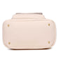 Bottom View of Luli Bebé Petit Monaco Diaper Bag | Pastel Pink