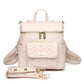 Luli Bebé Petit Monaco Diaper Bag | Pastel Pink