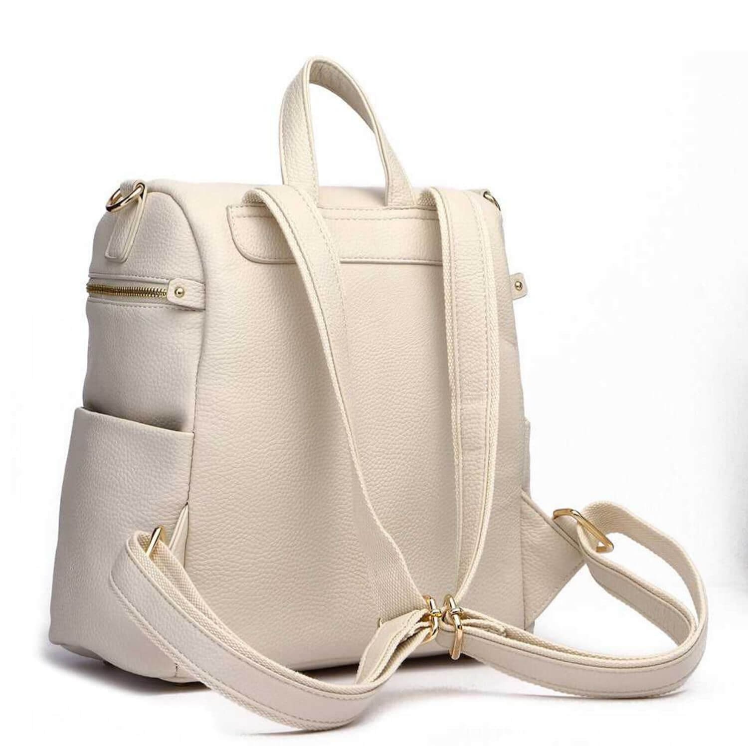 Luli Bebé Petit Monaco Diaper Bag | Pearl White