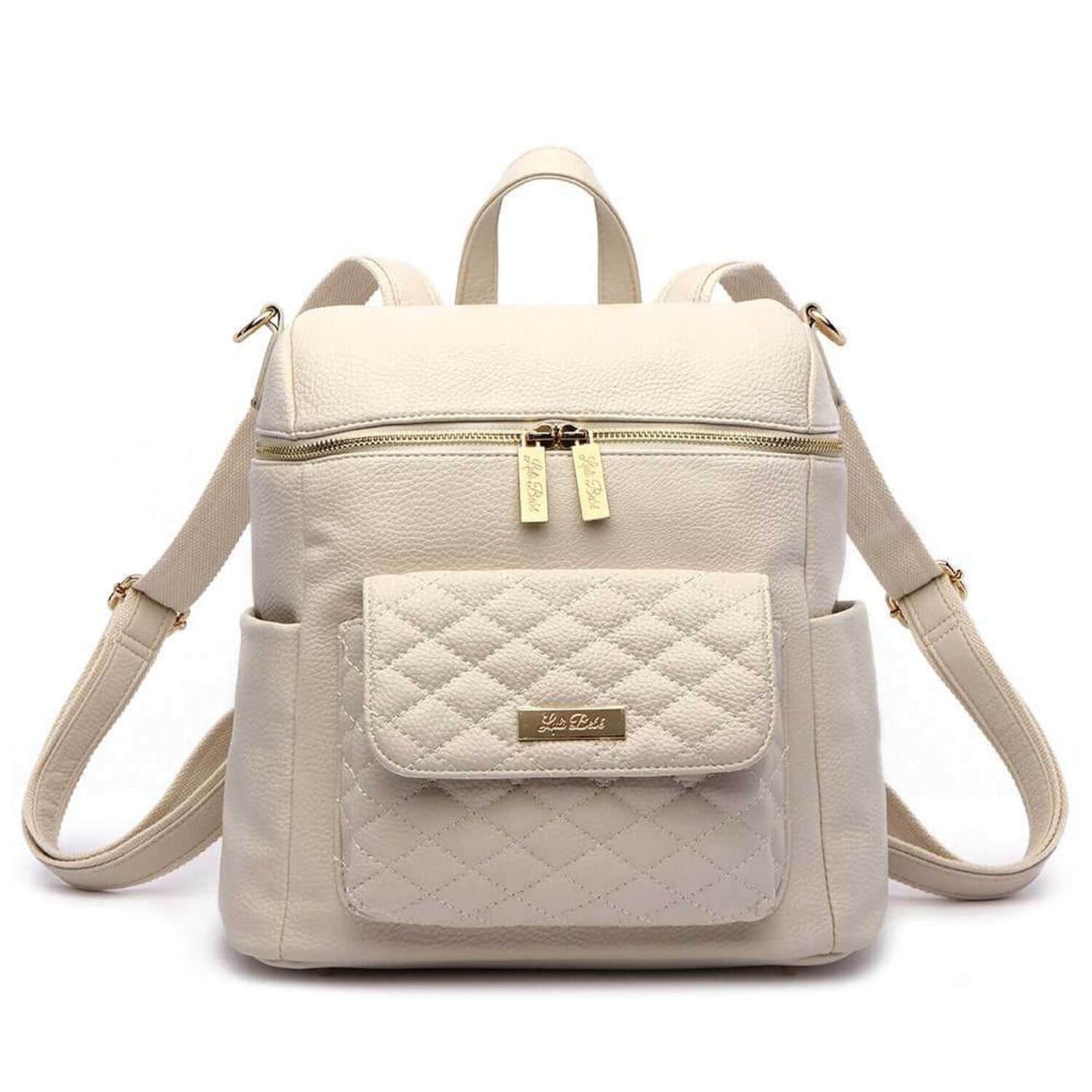 Luli Bebé Petit Monaco Diaper Bag | Pearl White