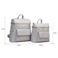 Luli Bebé Petit Monaco Diaper Bag | Stone Grey