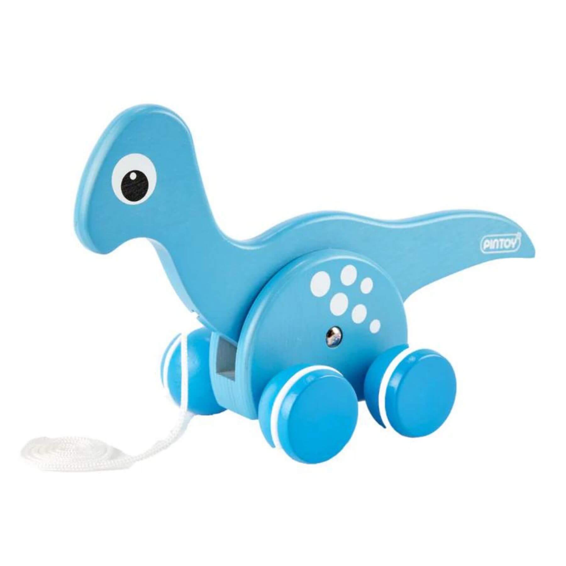 PinToy Brachiosaurus Pull-Along Toy – Newborn Nursery Furniture