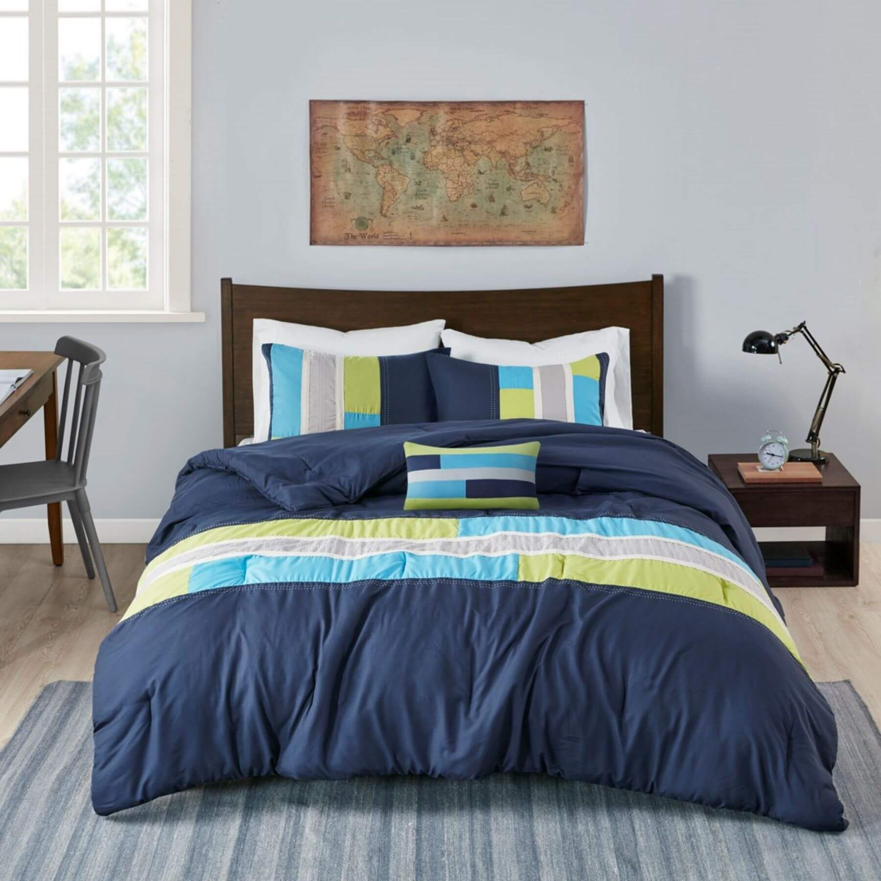 Pipeline Comforter Set Navy