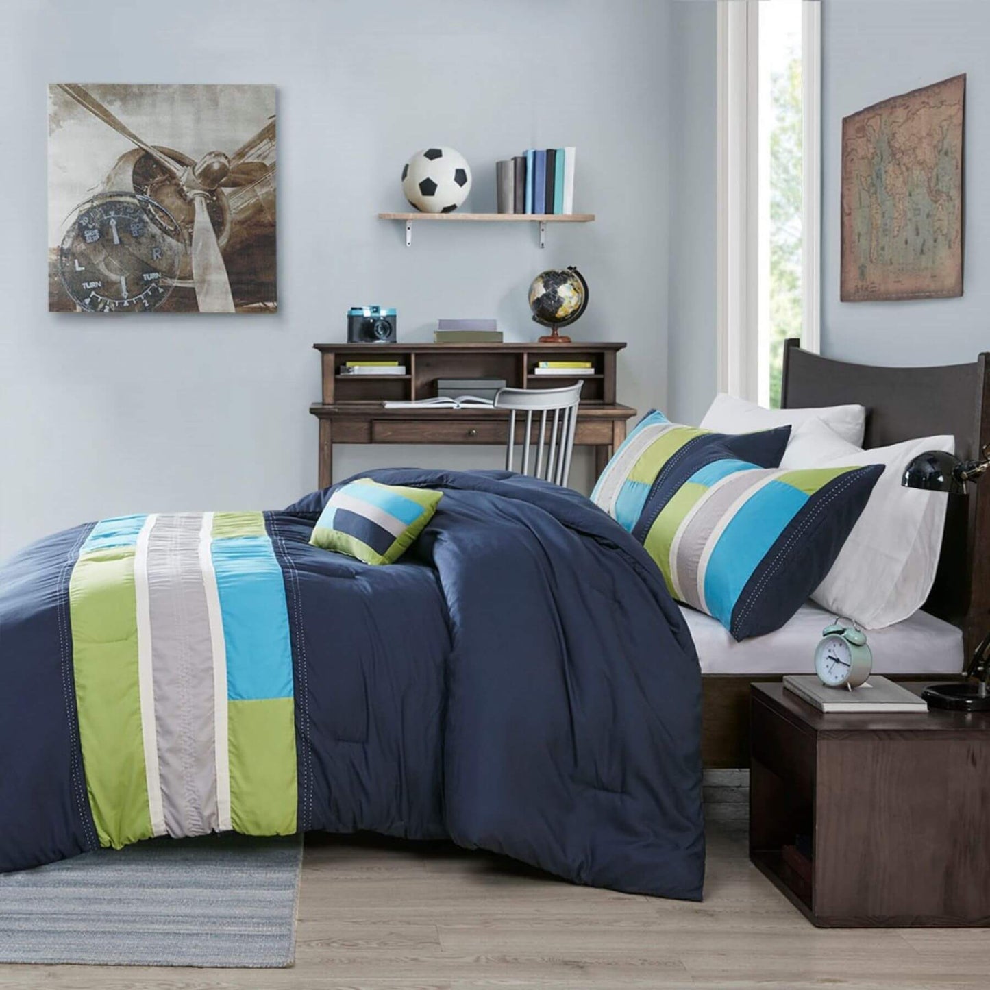 Pipeline Comforter Set Navy