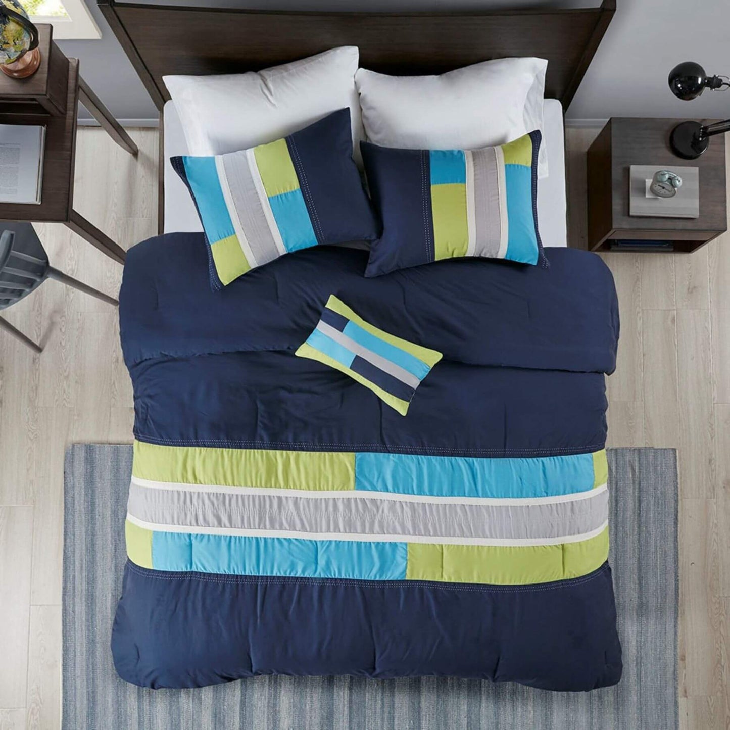 Pipeline Comforter Set Navy