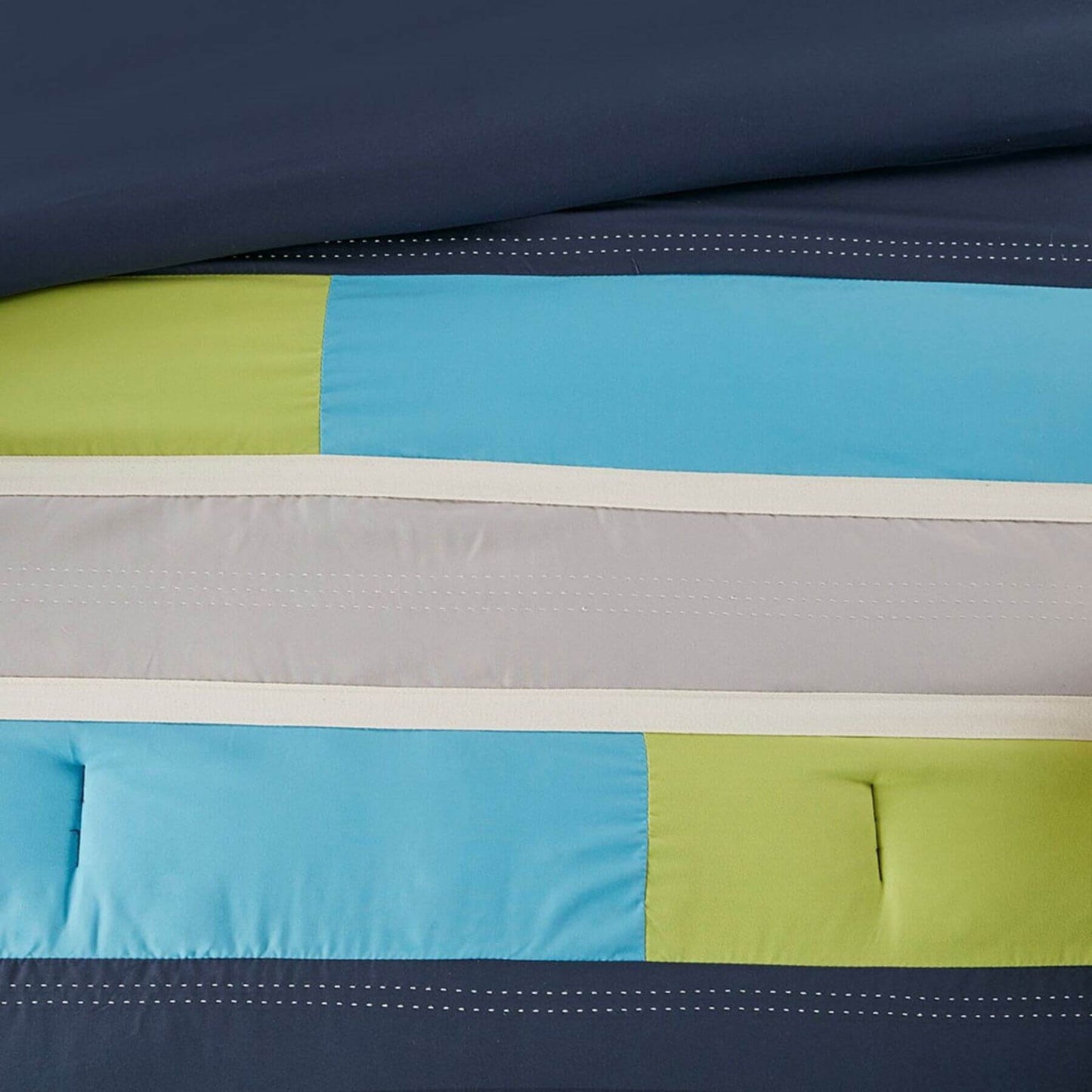 Detail View of Pipeline Comforter Set Navy