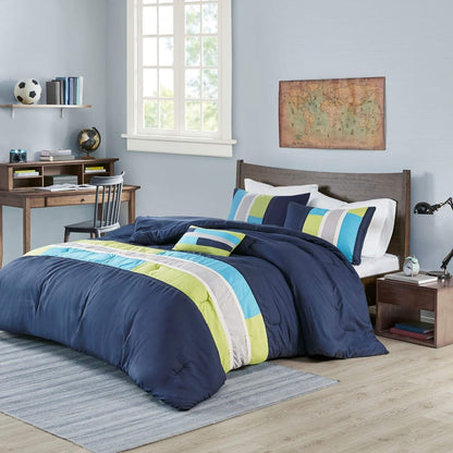 Pipeline Comforter Set Navy