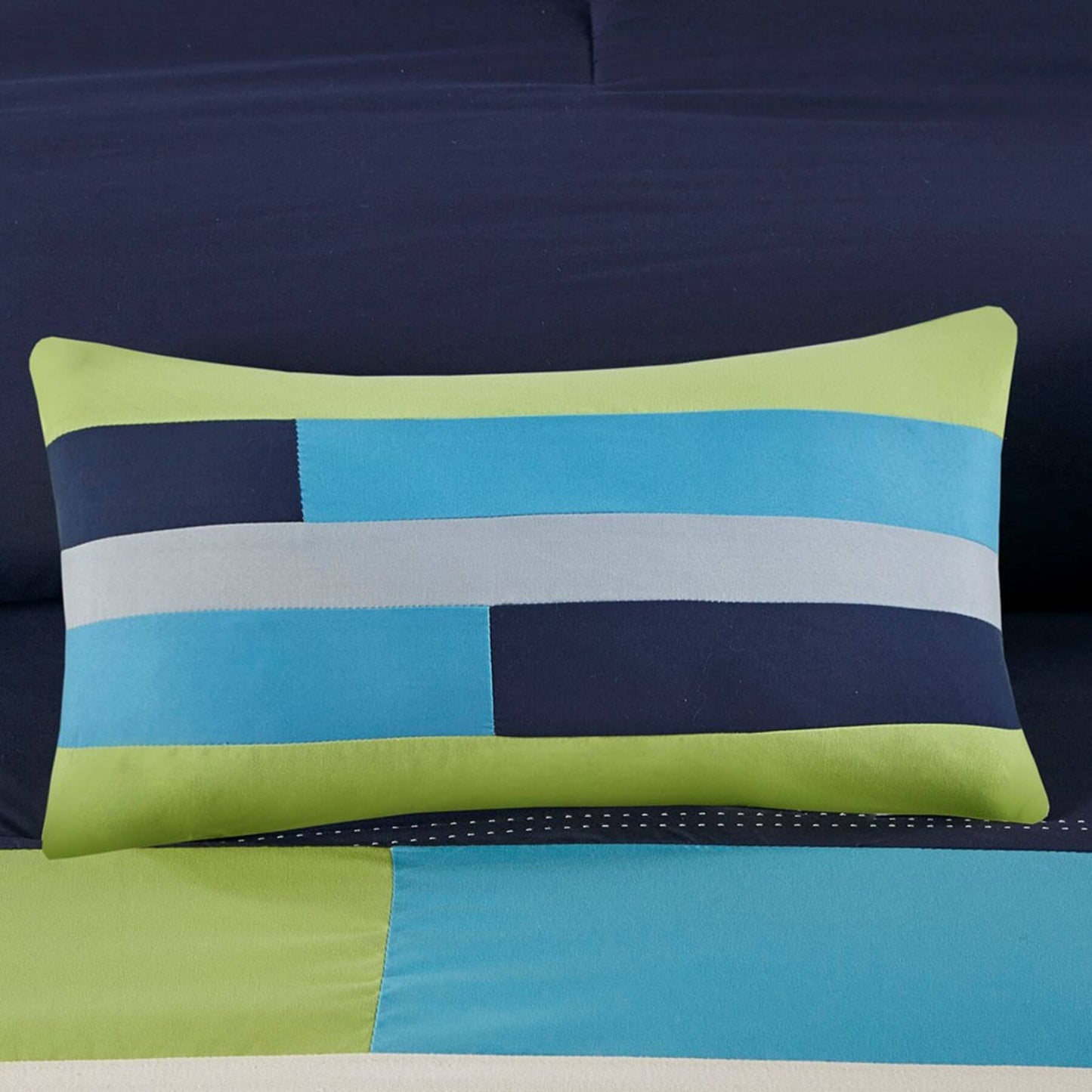 Pipeline Decorative Pillow Navy