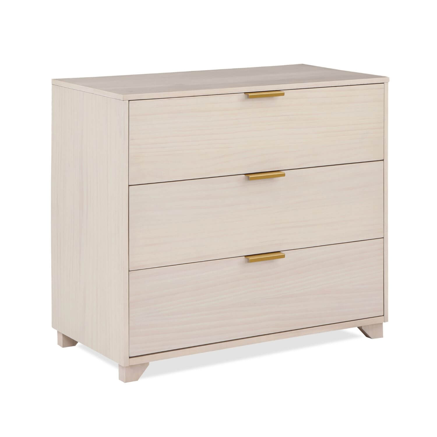 Pixie 3 Drawer Dresser in Washed Natural