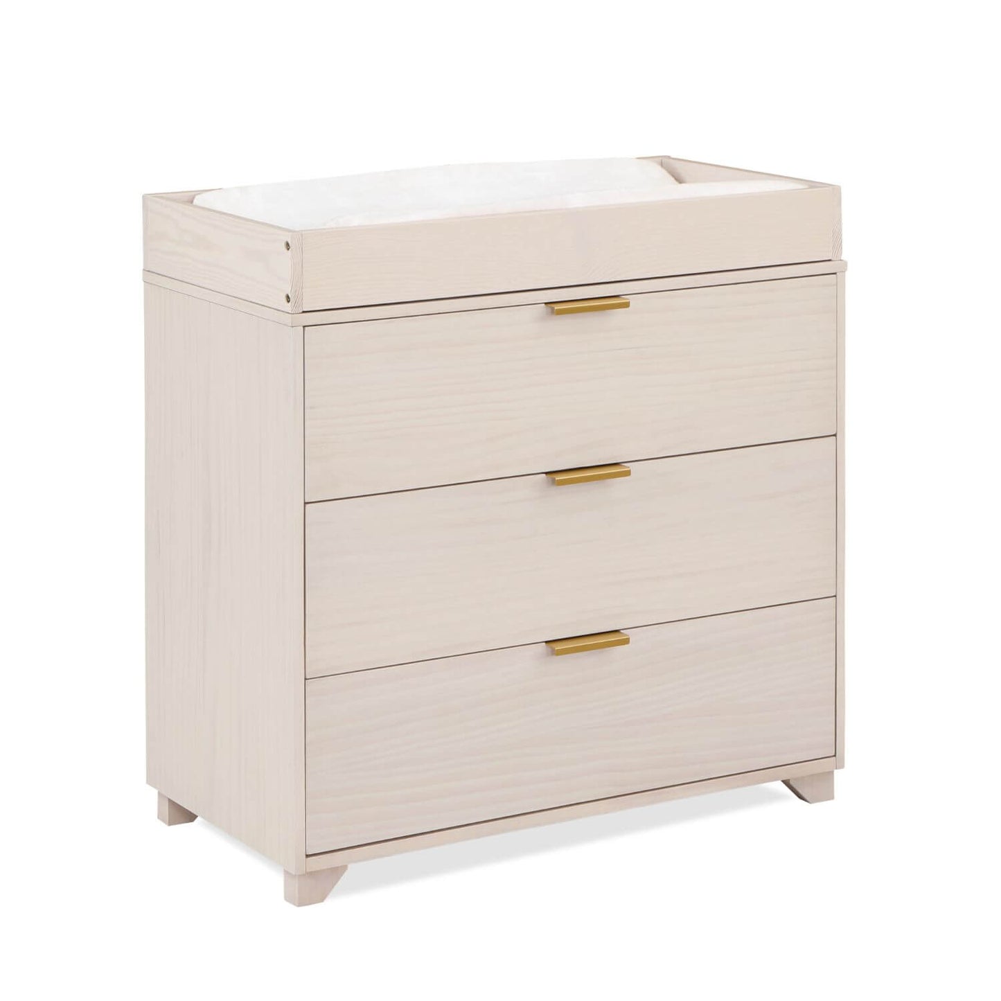 Pixie 3 Drawer Dresser Changer in Washed Natural