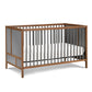 Pixie Finn 3-in-1 Crib in Walnut/Charcoal