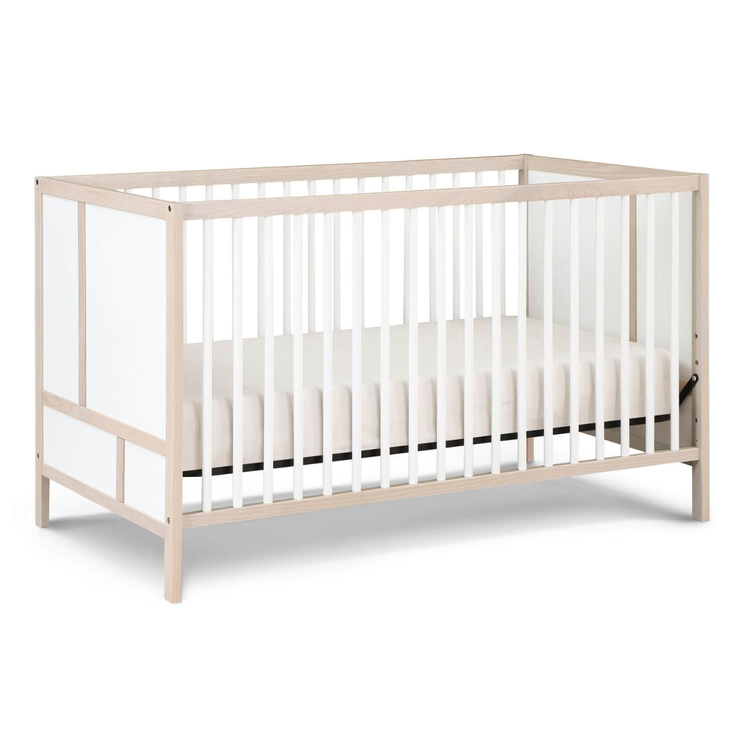 Pixie Finn 3-in-1 Crib in Washed Natural/White