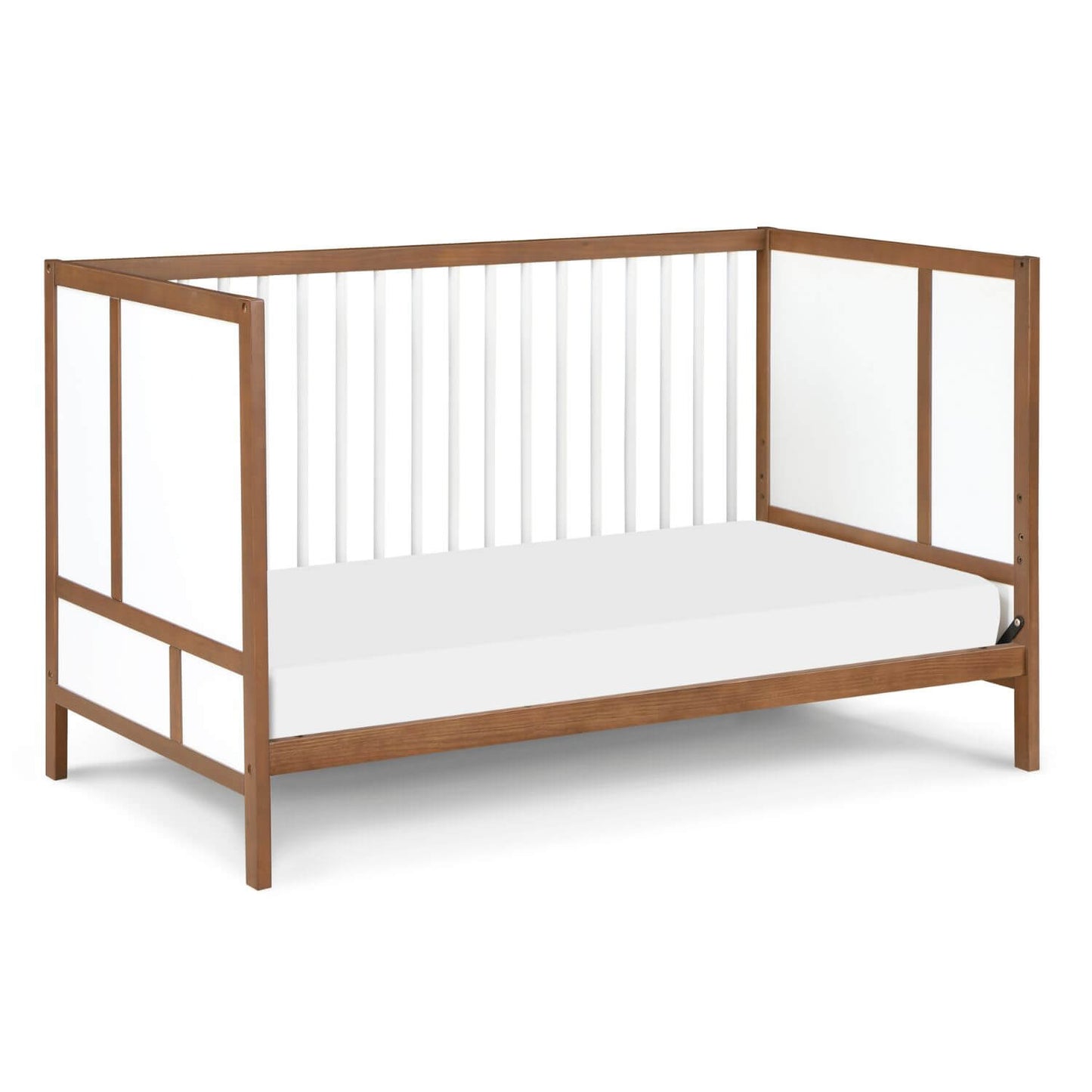 Pixie Finn Daybed in Walnut/White