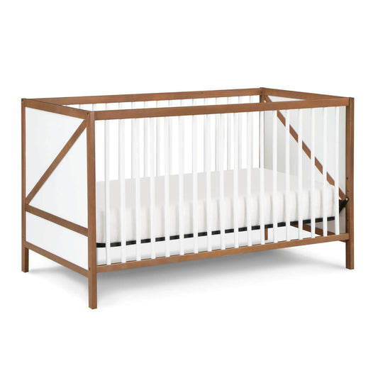 Pixie Zen 3-in-1 Crib in Walnut/White